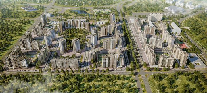 4-к. квартира, 68,2 м², 4/17 эт.