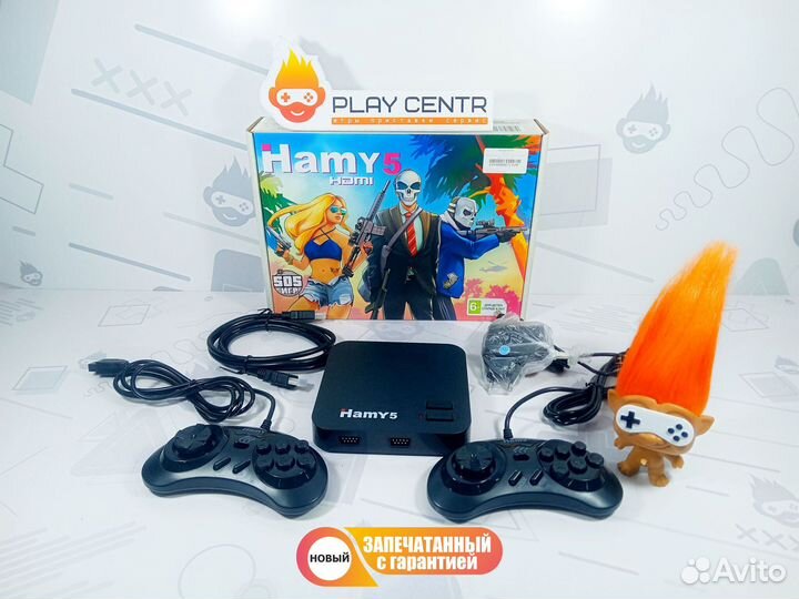 Игровая приставка Hamy 5 hdmi 505игр, 2 джойстика
