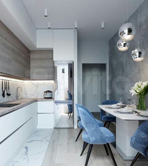 1-к. квартира, 45 м², 3/12 эт.