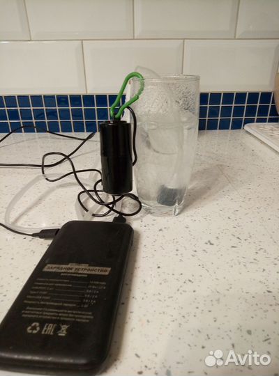 Usb компрессор для перевозки живца