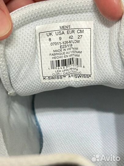 Кеды K-Swiss Court Tiebreak 07011-126-M