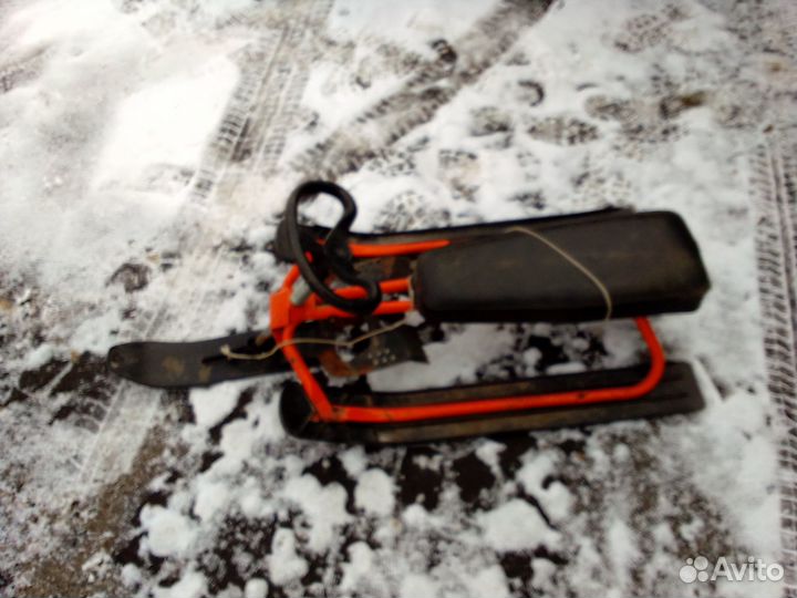 Санки с рулем