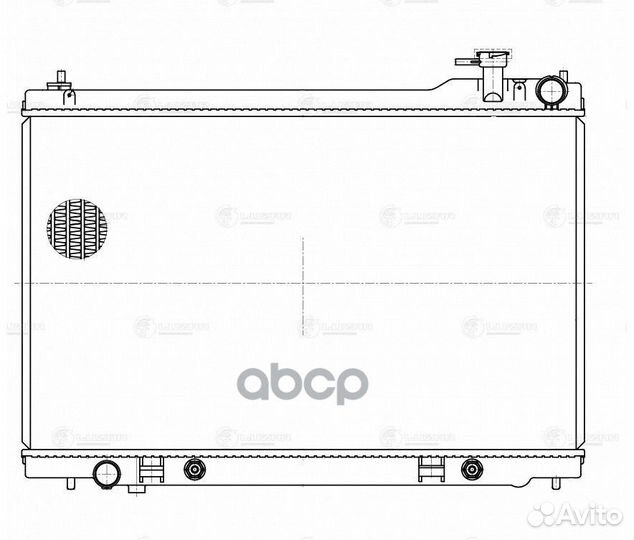 Радиатор охл. для а/м Infiniti FX35 (03) LRc14