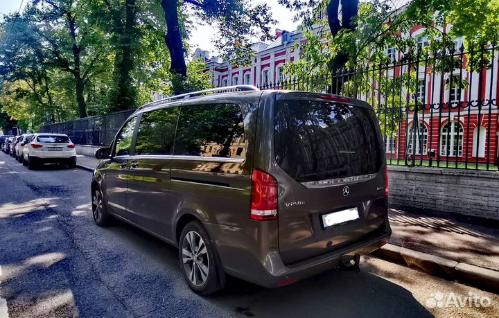Аренда Mercedes v class с водителем