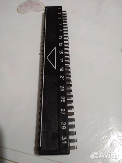 Для вязальной машины разборная линейка