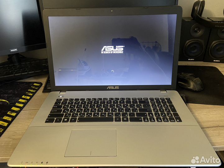 Ноутбук asus, intel core i7, 8гб
