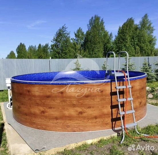 Круглый бассейн 4,57 х 1,25 м в наличии