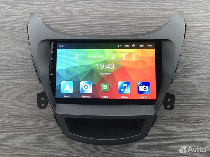 Магнитола TopWay TS7 на Hyundai Elantra