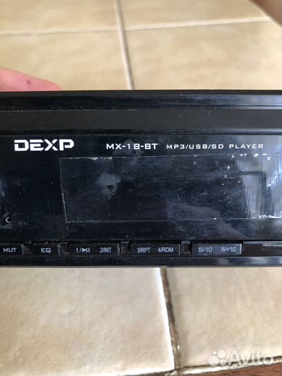 Магнитола автопроигрыватель dexp MX-1BT