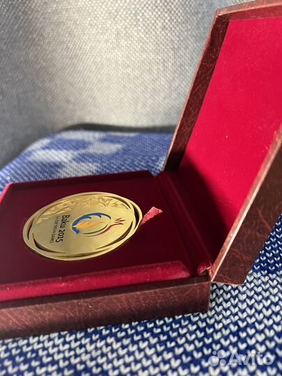 Памятная медаль первых Европейских игр в Баку 2015