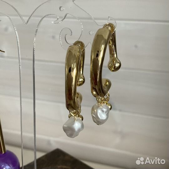 Серьги конго стиль Schiaparelli