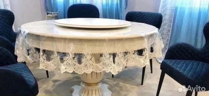 Силиконовые скатерти с кружевом любой размер