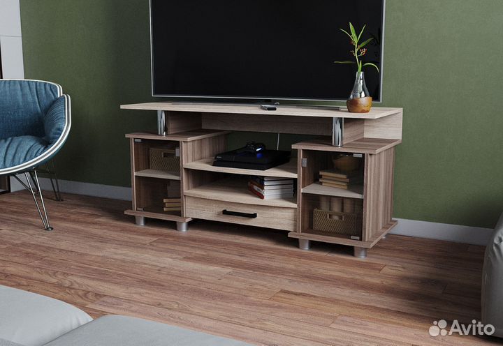 Тумба с полками современная