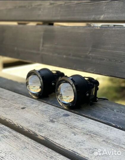 Bi LED лазерные туманки веста форд рено птф