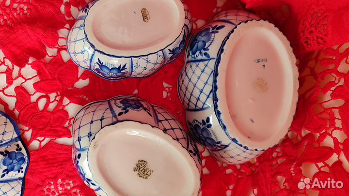 Конфетницы, сухарницы, гжель