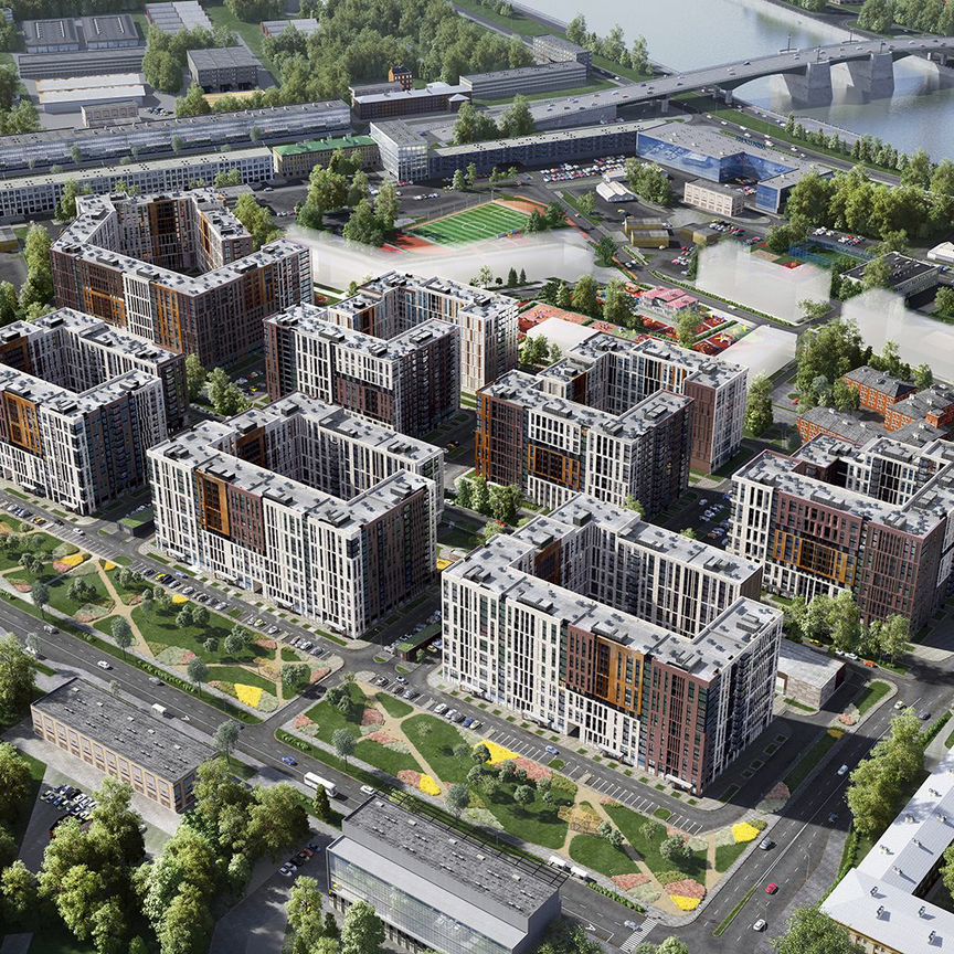 3-к. квартира, 97,5 м², 2/16 эт.