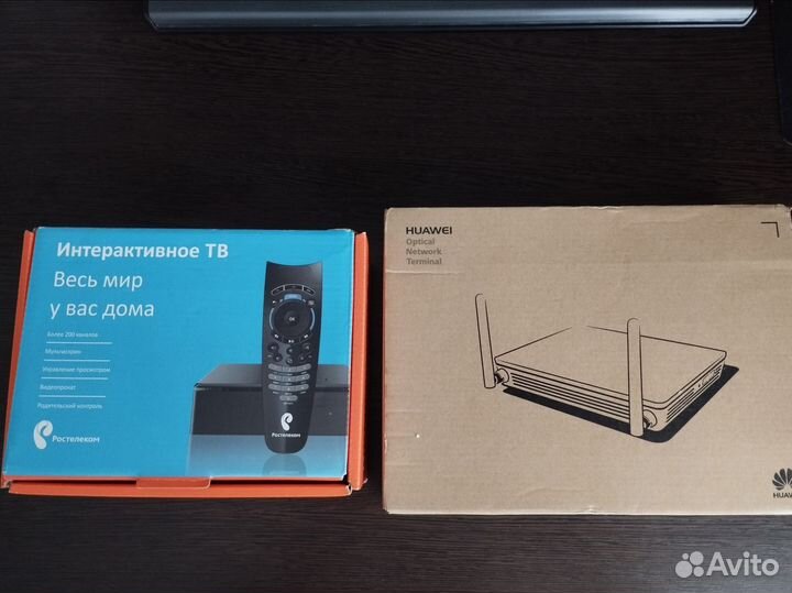 Wi fi Роутер + тв приставка Ростелеком