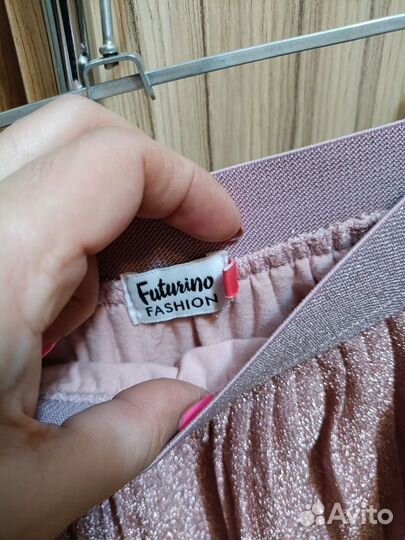 Юбка нарядная блестящая