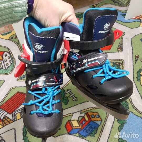 Коньки детские раздвижные nordway