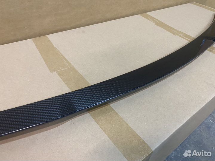 Спойлер BMW G26 VS style настоящий сухой карбон