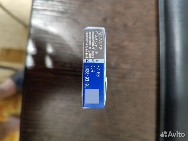 Линзы acuvue oasys двухнедельные -1.75 -2.0