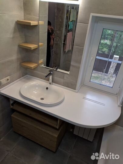 Столешницы из искусственного камня натурального