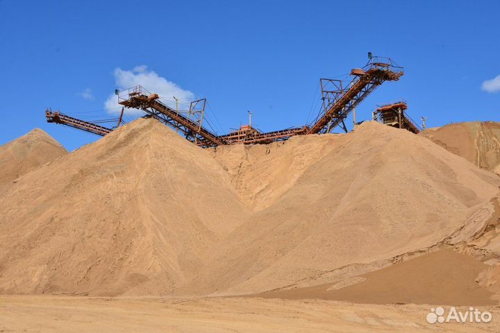 Песок Намывной (Морской, Речной)