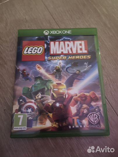 Диск с игрой на Xbox one Лего Марвел супер герои