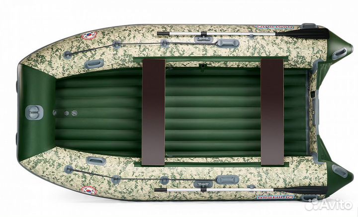 Лодка mishimo rapid 360 PRO (Камуфляж пиксель)