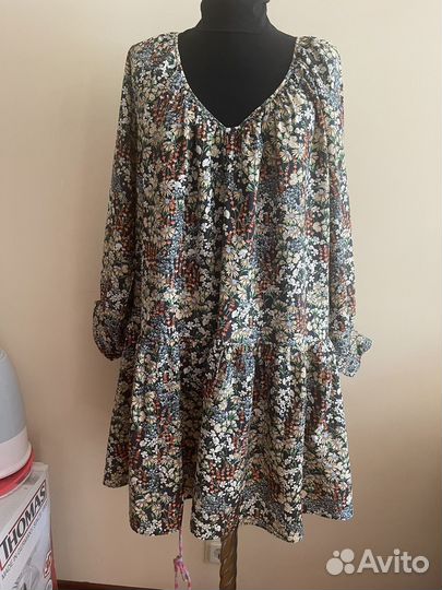 Блуза туника 44-46 H&M вискоза