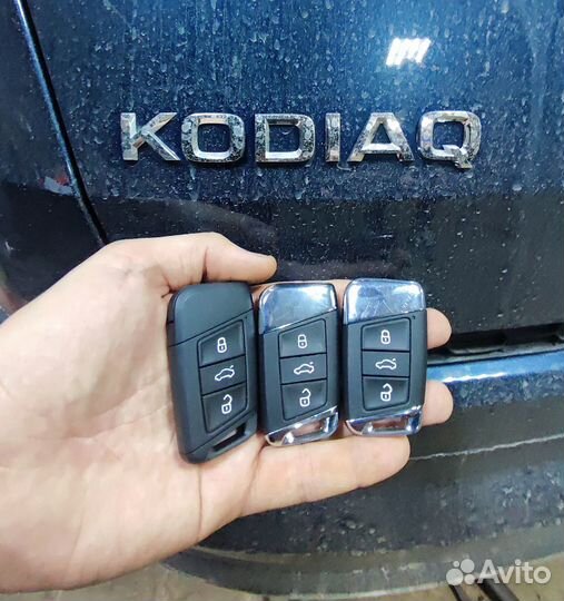 Ключ Skoda / Ключ Шкода с привязкой к автомобилю