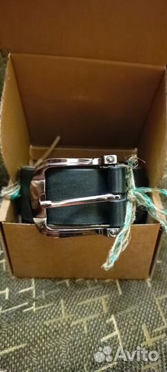 Ремень мужской кожаный ручной работы