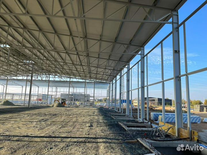 Ангар быстровозводимые здания склад
