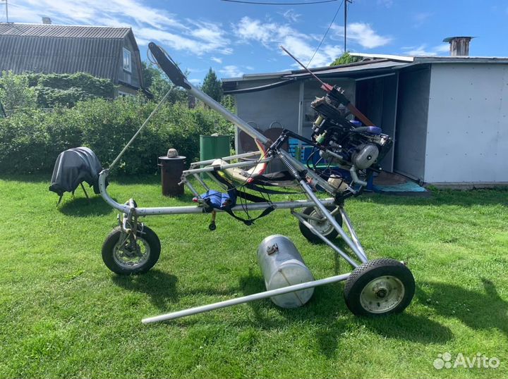 Двухместная мототележка дельтоплана