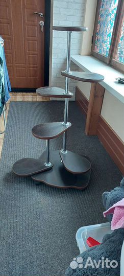 Подставка для цветов напольная деревянная