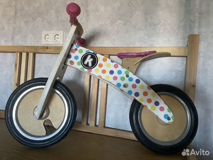 Беговел Kurve (деревянный)