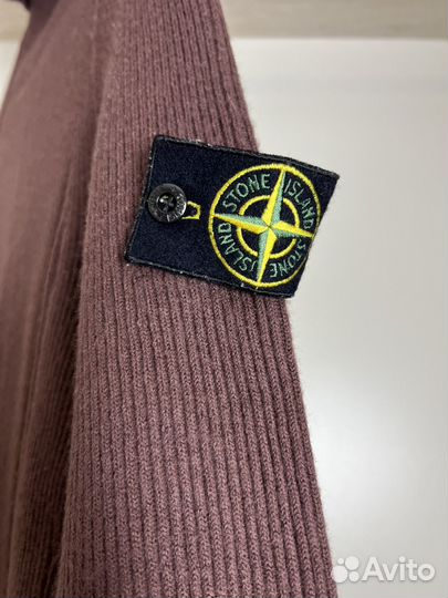 Джемпер вязаный с горлом stone island