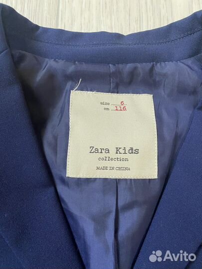 Пиджак zara для мальчика 116