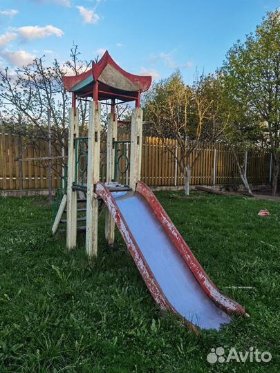 Детская горка для дачи