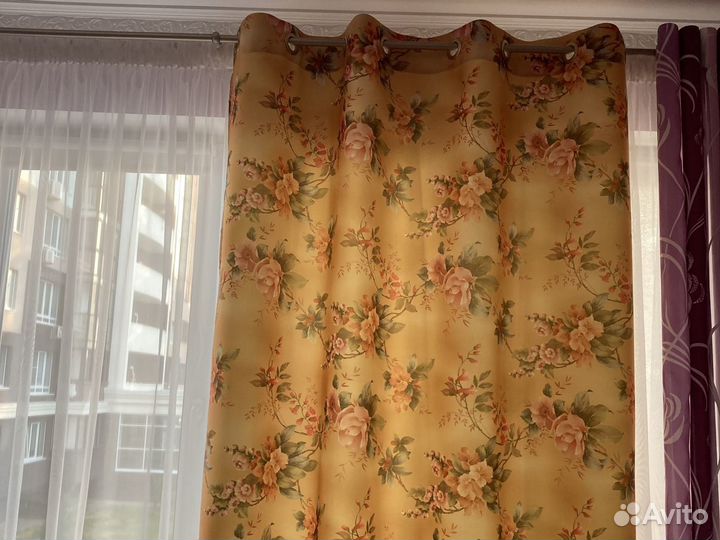 Штора на люверсах