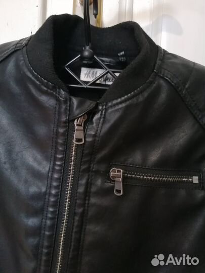 Куртка H&M кожа, размер 116