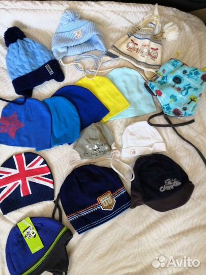 Шлемы, шапки, краги на мальчика разные размеры