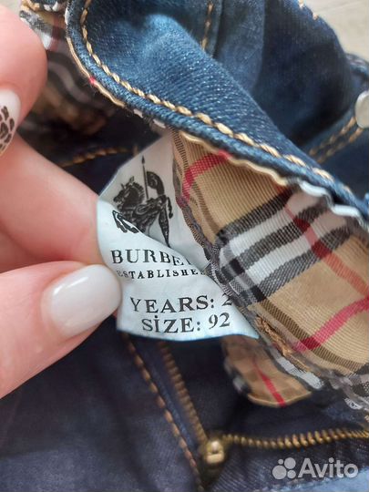 Джинсы новые 92