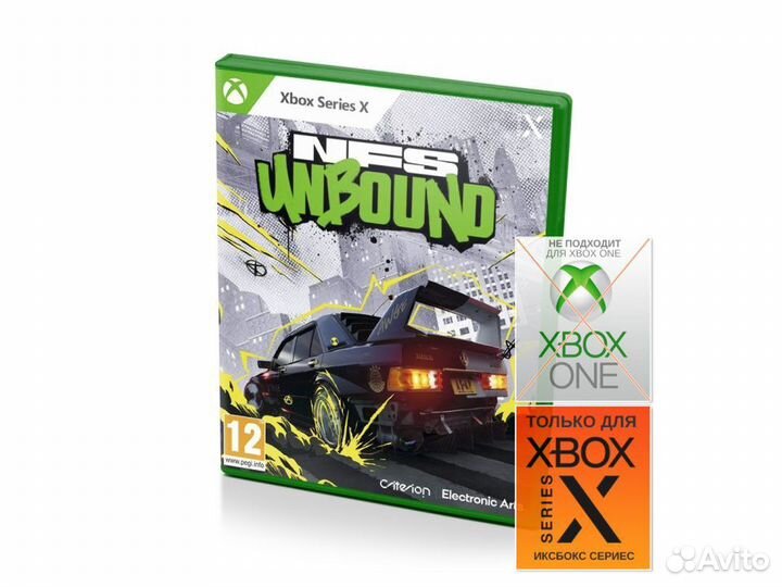 Need for Speed Unbound витринный образец, англ