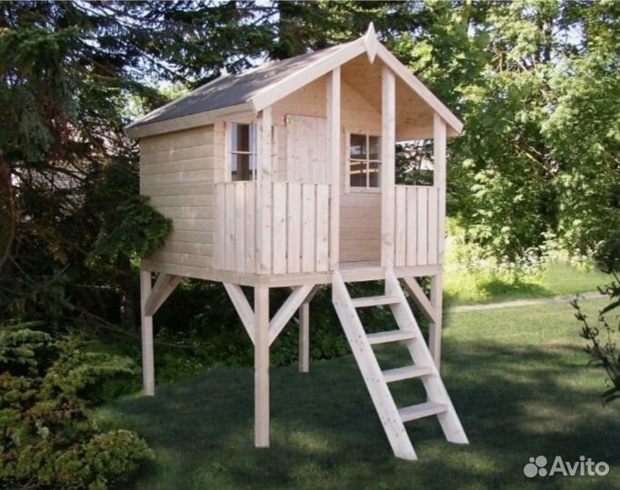 Изготовлю детский игровой деревянный домик