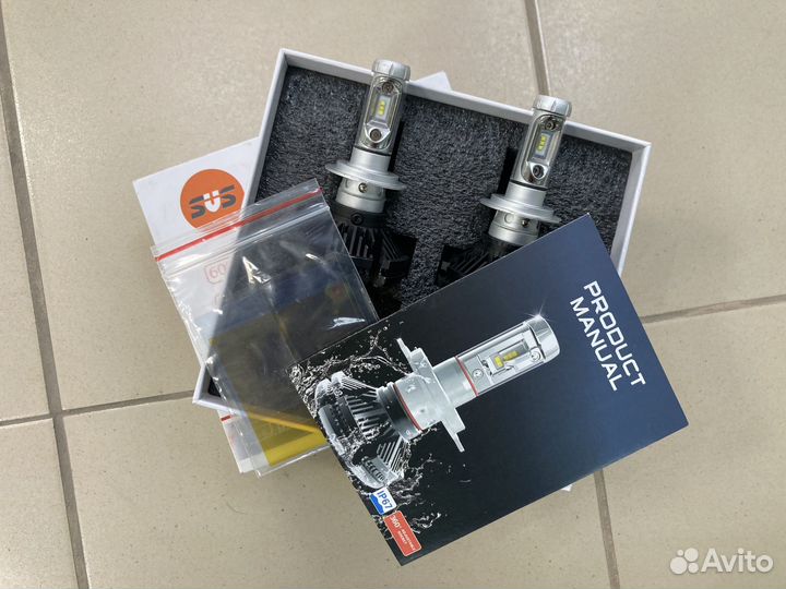 Светодиодные Лампы H7 комплект SVS X3