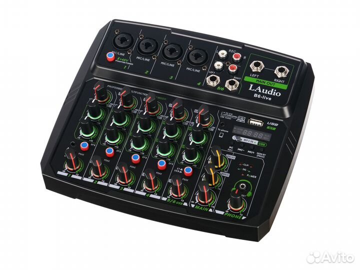 B6-live Микшерный пульт, 6 каналов, LAudio