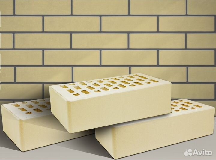 Кирпич лицевой солома