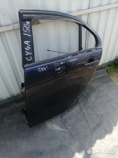 Дверь задняя левая Mitsubishi Lancer X CY4A