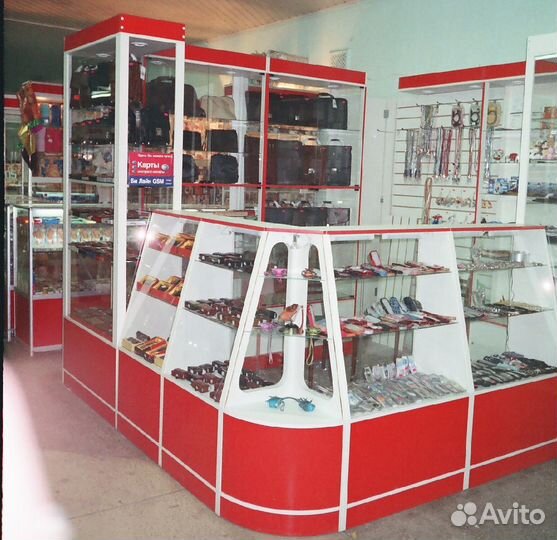 Изготовление витрин, стеллажей, прилавков